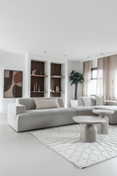 White Cotton Area Rug | By-Boo Sunburst | Dutchfurniture.com