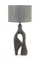 Brown Organic-Shaped Base Table Lamp | By-Boo Shiboo | Dutchfurniture.com
