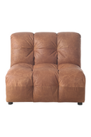 Tufted Leather Armless Sofa | Dutchbone Hackman | Dutchfurniture.com
