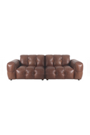 Tufted Leather 3-Seater Sofa | Dutchbone Hackman | Dutchfurniture.com