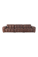Tufted Leather 4-5-Seater Sofa | Dutchbone Hackman | Dutchfurniture.com
