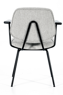 Gray Fletcher Dining Chair With Armrest | Eleonora Lynn | Oroatrade.com