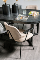 Modern Minimalist Dining Armchair | Eleonora Lynn | Oroatrade.com
