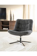 Gray Upholstered Swivel Chair | Eleonora Danica | Oroatrade.com