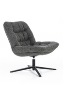 Gray Upholstered Swivel Chair | Eleonora Danica | Oroatrade.com