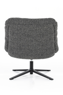 Gray Upholstered Swivel Chair | Eleonora Danica | Oroatrade.com