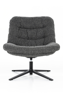 Gray Upholstered Swivel Chair | Eleonora Danica | Oroatrade.com
