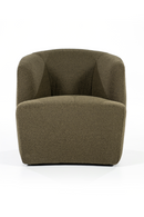 Boucle Upholstered Barrel Chair | Eleonora Charlotte | Oroatrade.com