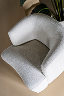 Boucle Upholstered Barrel Chair | Eleonora Charlotte | Oroatrade.com
