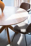 Round Wooden Dining Table | Eleonora Nikki | Dutchfurniture.com