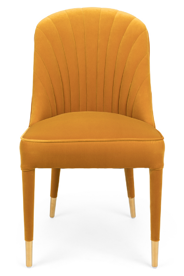 Amber Velvet Dining Chairs (2) | Bold Monkey Give Me More | DutchFurniture.com