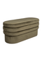 Upholstered Oval Bench | Dutchbone Aditi | Dutchfurniture.com