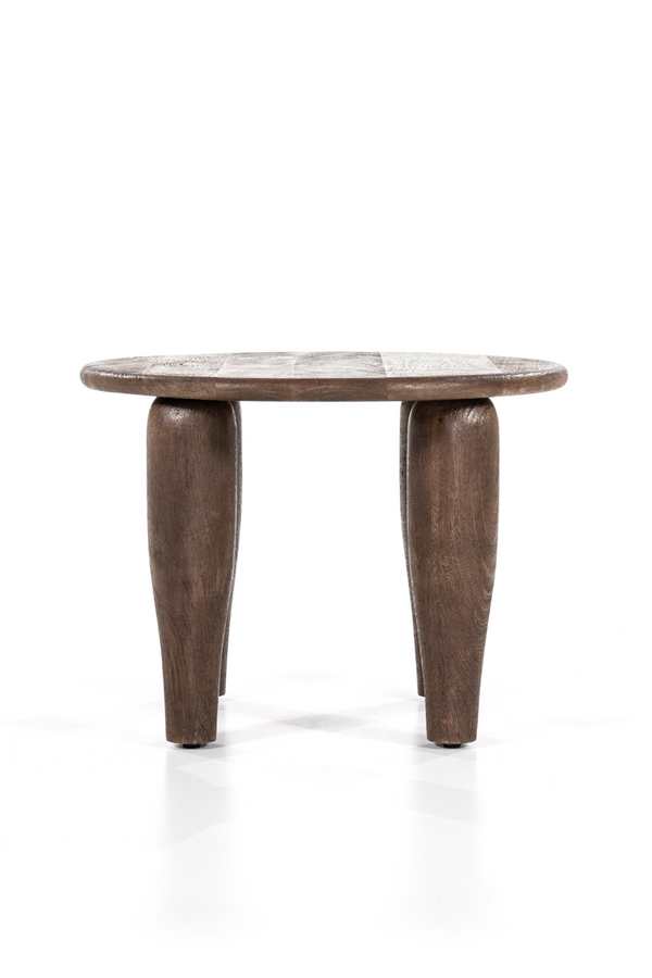 Mango Wood Round Coffee Table | Eleonora Amira | Dutchfurniture.com