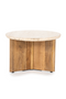 Round Mango Wood Side Table | Eleonora Sara | Dutchfurniture.com