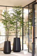 Black Potted Faux Tree Set (2) | Emerald Bamboo Palm | Dutchfurniture.com