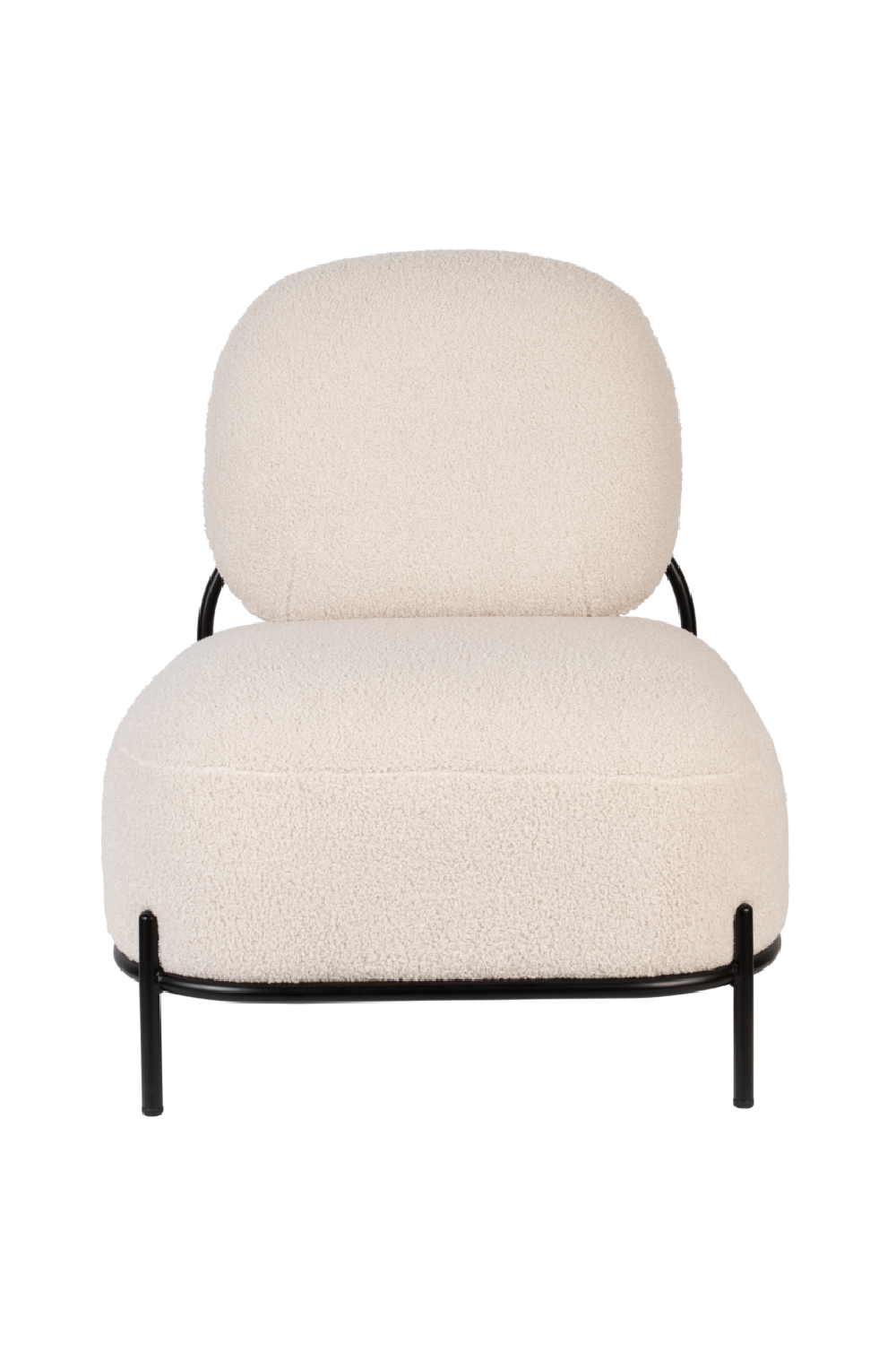 White modern lounge discount chair