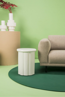 White Pillar Stool | Pols Potten Roman | Oroatrade.com