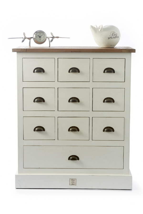 Classic White Drawer Cabinet | Rivièra Maison Newport | DutchFurniture.com