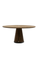 Round Oak Pedestal Dining Table | Rivièra Maison Siroko Beach | Dutchfurniture.com