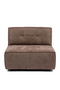 Brown Suede Modular Sofa | Rivièra Maison Brandon (MTO) | Dutchfurniture.com