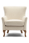 White Bouclè Wing Chair | Rivièra Maison Cavendish | Dutchfurniture.com