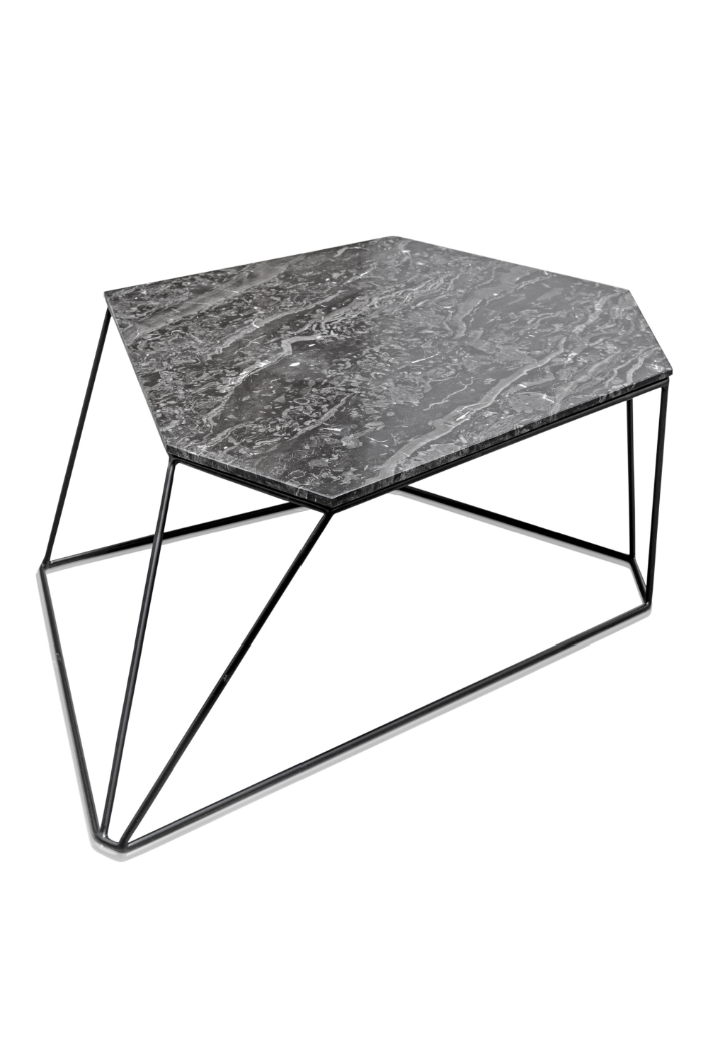 Black Marble Modern Coffee Table Versmissen Dutch Furniture