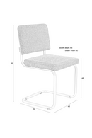 Cantilever Dining Chair Set (2) | Zuiver Ridge | Dutchfurniture.com