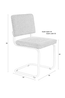 Cantilever Dining Chair Set (2) | Zuiver Ridge | Dutchfurniture.com