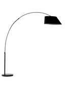 Black Metal Floor Lamp | Zuiver Arc | DutchFurniture.com