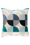 Green Geometric Pattern Pillows (2) | Zuiver Club | OROA TRADE