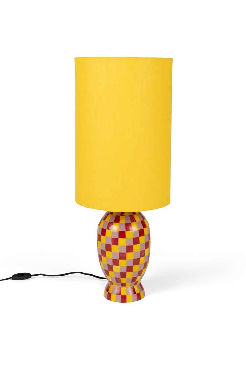 Yellow Cylindrical Shade Table Lamp | Bold Monkey Don't Be Afraid of Color | Dutchfurniture.com