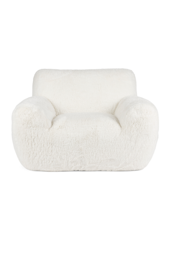 White Chunky Lounge Chair | Bold Monkey Cuddle the Yeti | Dutchfurniture.com