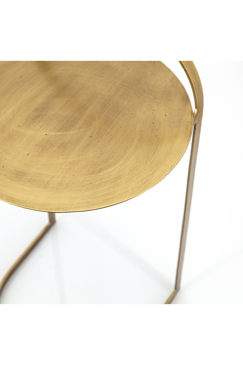 Brass End Table | By-Boo Garcon | Oroatrade.com