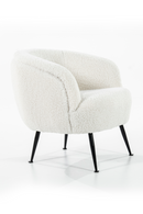 Ivory Vegan Shearling Lounge Chair | By Boo Babe | DutchFurniture.com