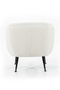 Ivory Vegan Shearling Lounge Chair | By Boo Babe | DutchFurniture.com