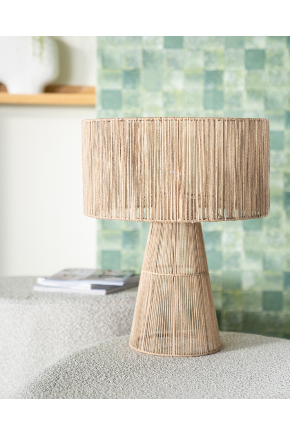 Jute Modern Table Lamp | By-Boo Oshu | Dutchfurniture.com