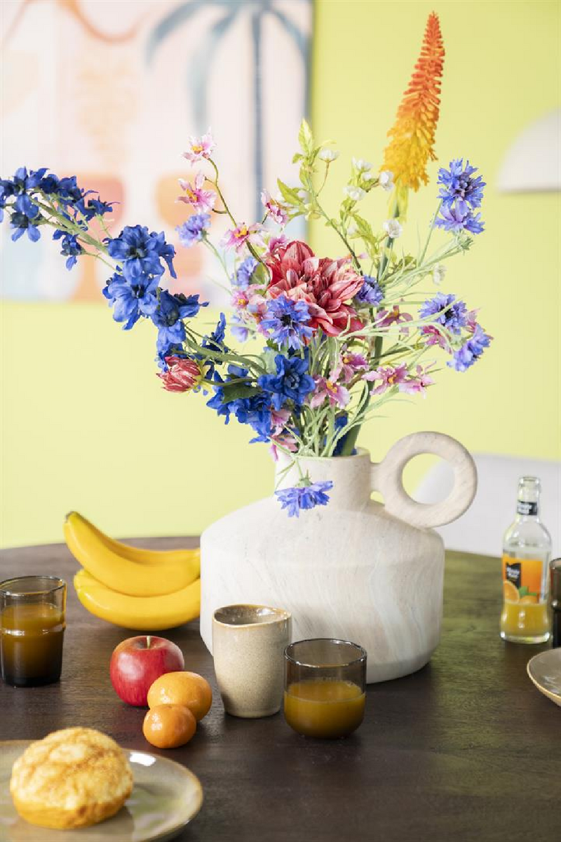 White Glazed Vase S | By-Boo Stucco | Dutchfurniture.com