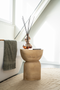 Organic-Shaped Wooden Side Table | By-Boo Cobble | Oroatrade.com