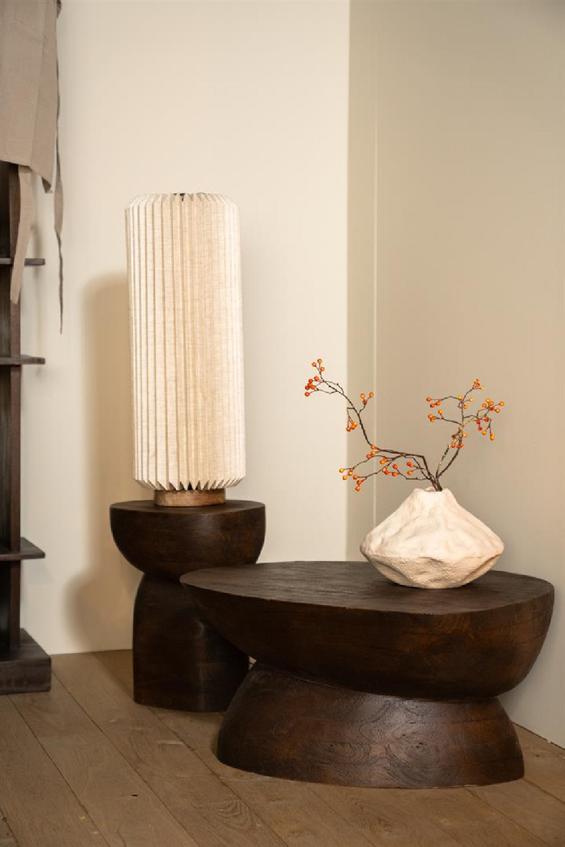 Organic-Shaped Wooden Coffee Table | By-Boo Cobble | Dutchfurniture.com