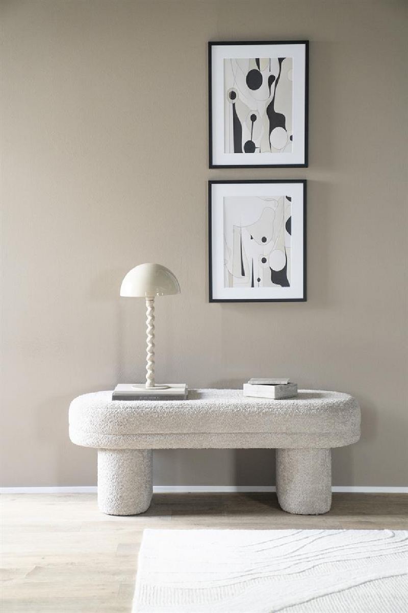 Upholstered Oval Bench | By-Boo Rama | Dutchfurniture.com