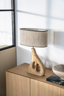 Natural Organic-Shaped Base Table Lamp | By-Boo Shiboo | Oroatrade.com