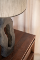 Black Organic-Shaped Base Table Lamp | By-Boo Shiboo | Oroatrade.com