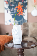 White Aluminum Vase L | By-Boo Pedra | Dutchfurniture.com