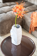 White Aluminum Vase L | By-Boo Pedra | Dutchfurniture.com