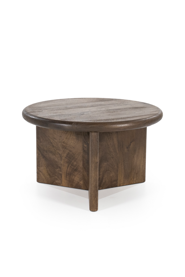 Round Wooden Coffee Table M | By-Boo Leoti | Dutchfurniture.com