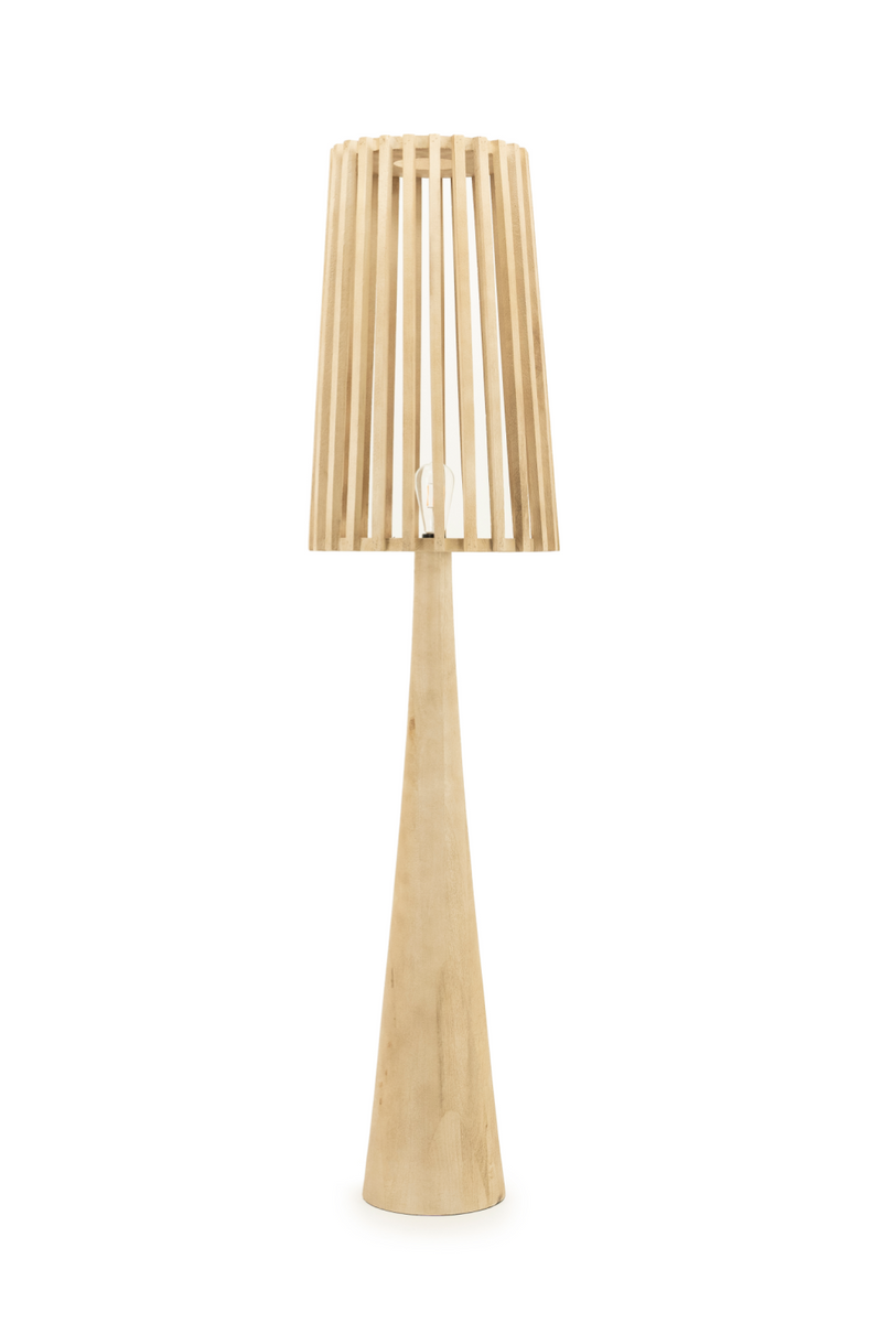 Mango Wood Floor Lamp | By-Boo Guard | Dutchfurniture.com