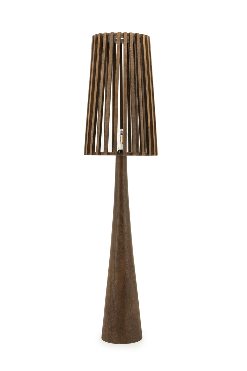 Mango Wood Floor Lamp | By-Boo Guard | Dutchfurniture.com