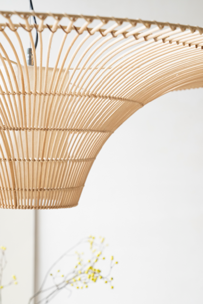 Conical Reed Hanging Lamp | By-Boo Hanoi | Dutchfurniture.com