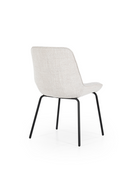 Minimalist Upholstered Dining Chairs (2) | By-Boo Base | Dutchfurniture.com