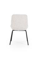 Minimalist Upholstered Dining Chairs (2) | By-Boo Base | Dutchfurniture.com